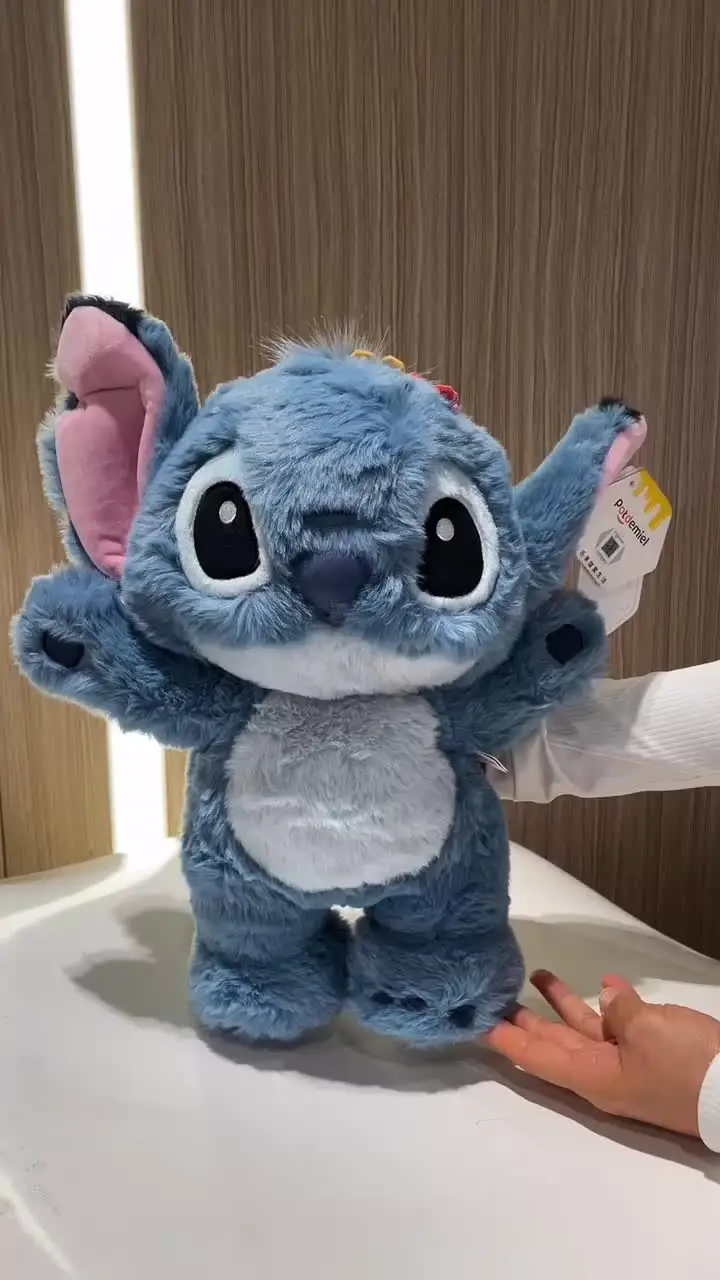 本物のディズニーステッチぬいぐるみアニメリロ & スティッチ