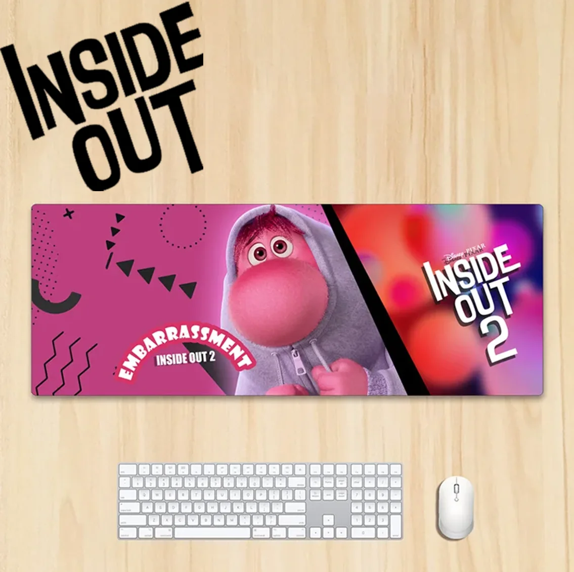 

Hot Selling Disney Inside Out 2 Mousepad Mood Happiness Movie Animation Around Keyboard Pad Table Mat Manufacturers Wholesale