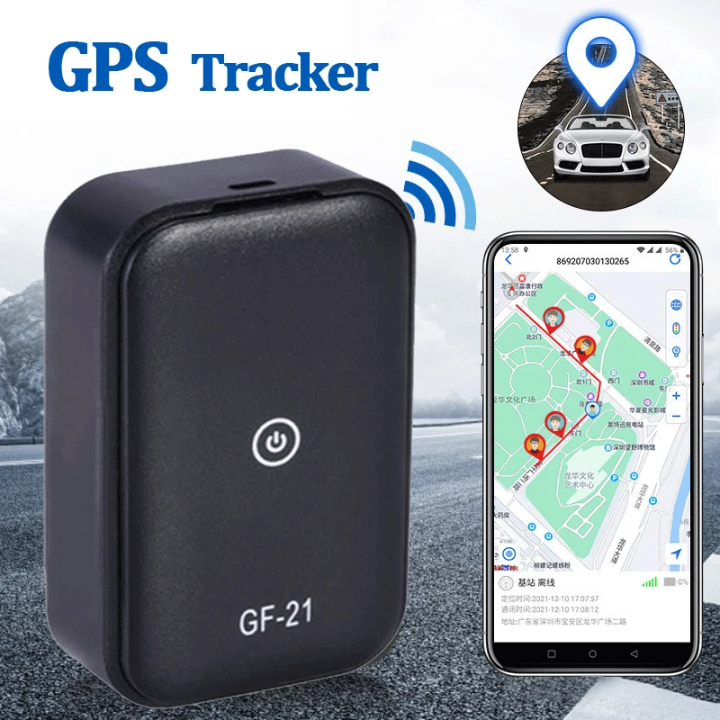 GPS 추적기 무선 분실 방지 스마트 자동차 부품, 애완 동물 GPS 추적기, 자동차 분실 방지 기록 추적기, GF21 GF09 GF07