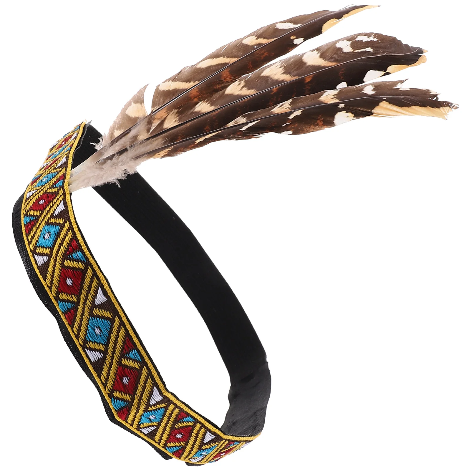 

Headdress Plume Headpiece Hair Ties Headwear for Banquet Elasticity