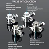ZRDR Fish Tank CO2 Generator Steel Cylinder Single/Double Gauge Valve Electromagnetic Valve Fish Tank CO2 Generator Accessories 2