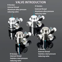 ZRDR Fish Tank CO2 Generator Steel Cylinder Single/Double Gauge Valve Electromagnetic Valve Fish Tank CO2 Generator Accessories 2