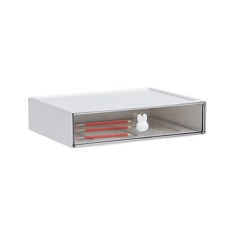 

Stationary Organizer Desktop storage box student stationery ins multi-grid drawer pen holder cabinet office tape hair accessorie