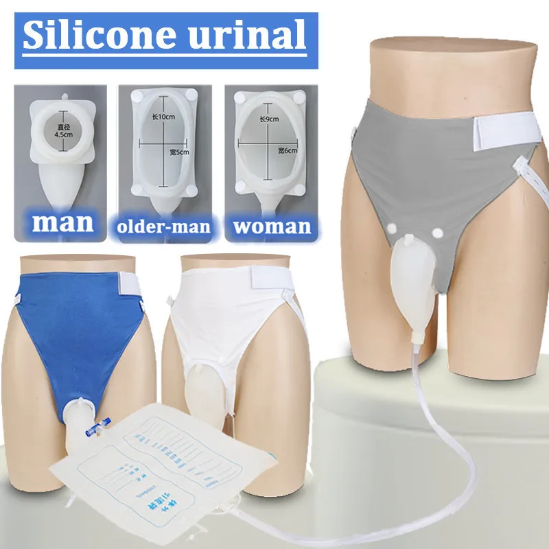 Urinary Collector Bag Urine Collector Elderly Urine Bag Bedridden Men and Women Urinal Paralysis Bed Leak-proof