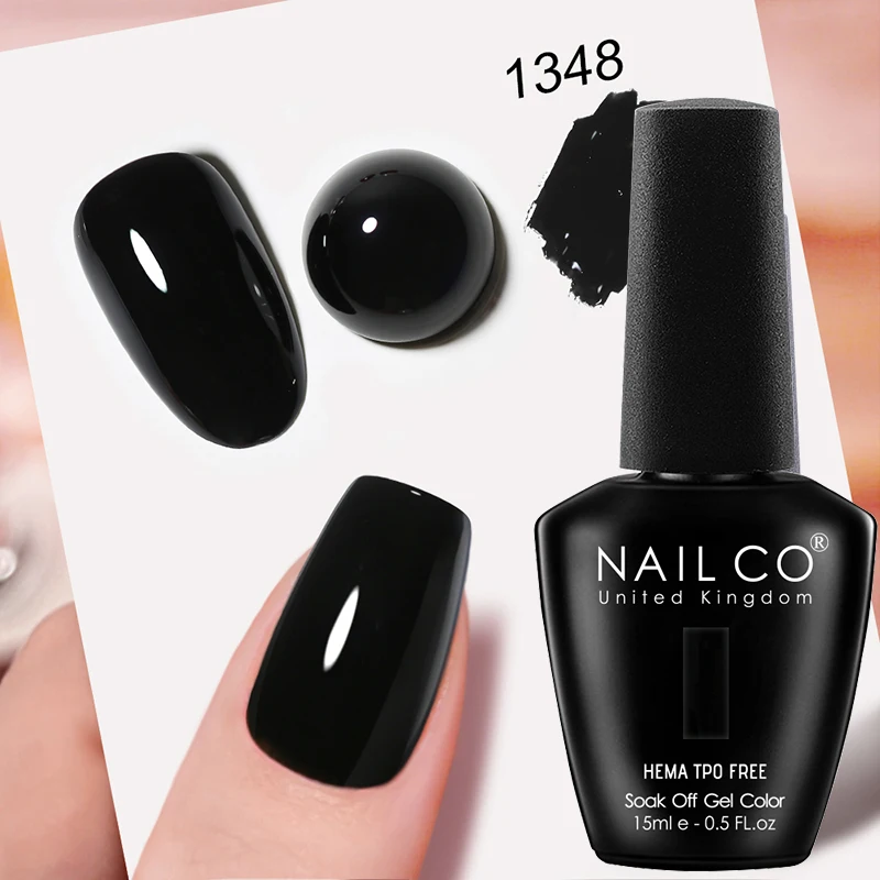 NAILCO Premium Soft Color Gel Polish - Vibrant Semi-Permanent Varnish, HEMA & TPO Free