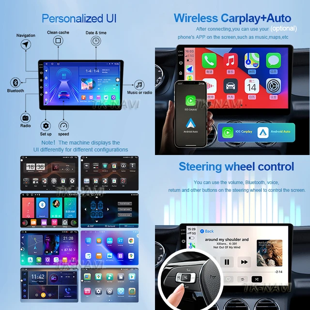 Android 13 For Volkswagen Polo Mk4 IV 2001 - 2009 Car Radio Stereo  Multimedia Video Navigation GPS Carplay Auto 360 Camera QLED - AliExpress