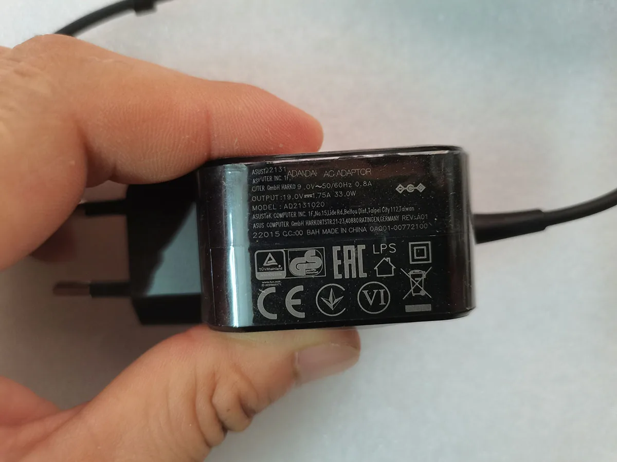 Puryuan-carregador Original ue para Asus Ad2131020 Adaptador ac 33w 1.75a 19v Laptop Power Charger mm x 1.35 mm Tip Novo - Imagem 6