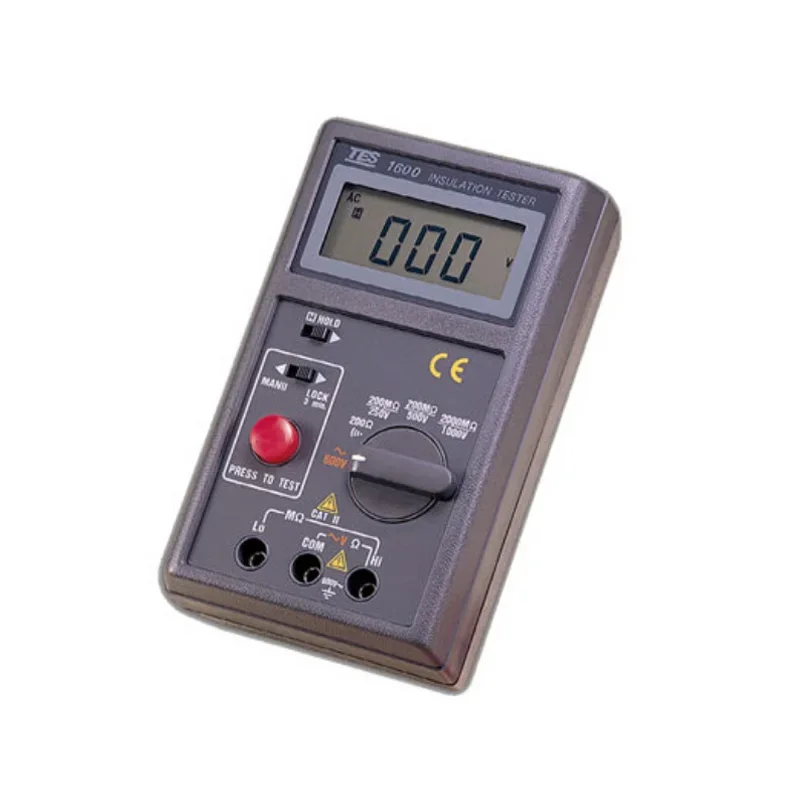 

TES-1600 Portable Auto-Zero Adjustment Insulation Tester