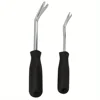 1PC disassembly tool durable, labor-saving, anti slip panel maintenance screwdriver pry bar black+silver convenient dashboard 2