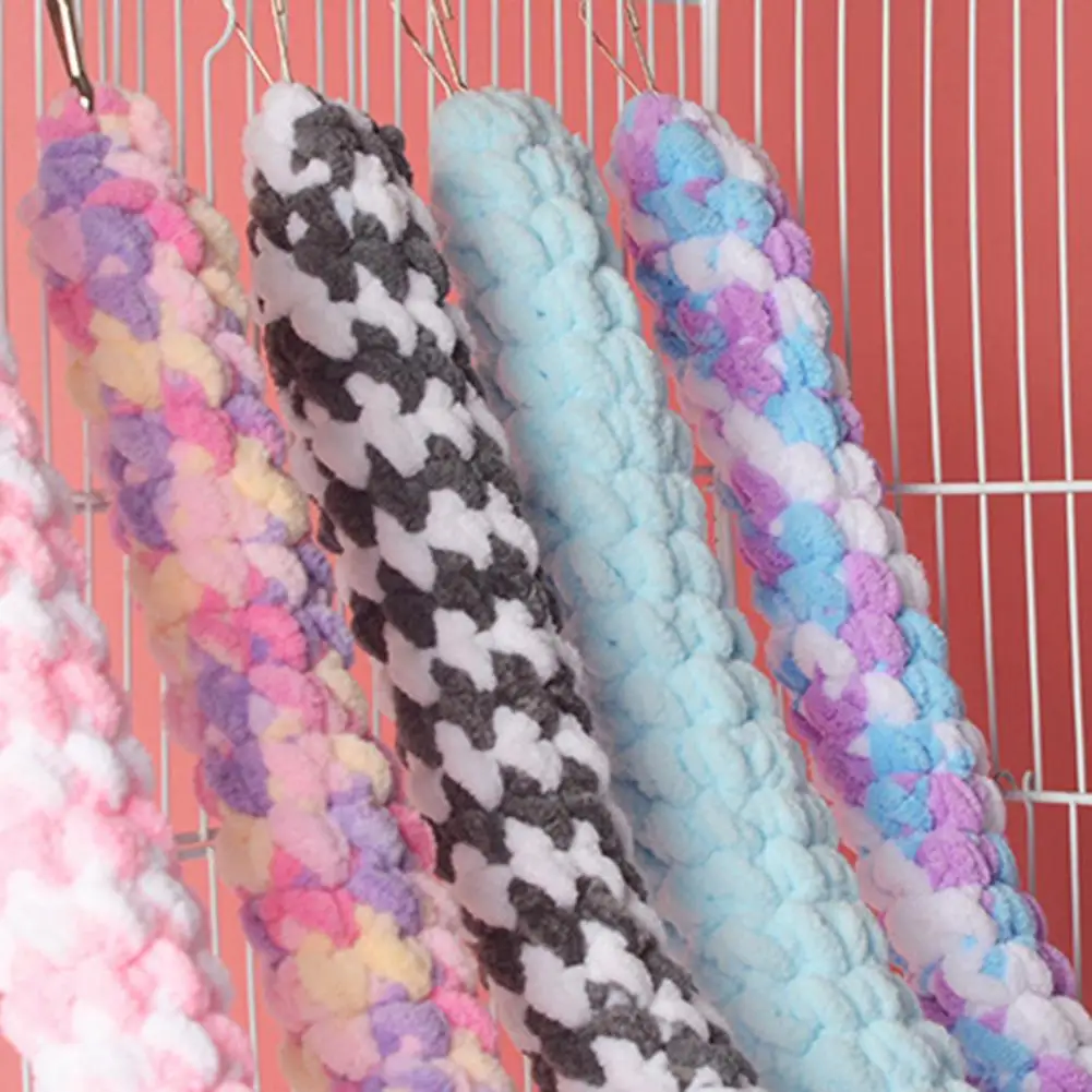 Hamster Swing Toy Detachable Cage Landscaping Guinea Pig Parrot Climbing Rope Chew Toy Small Animals Sugar Glider Tube Swing Bed