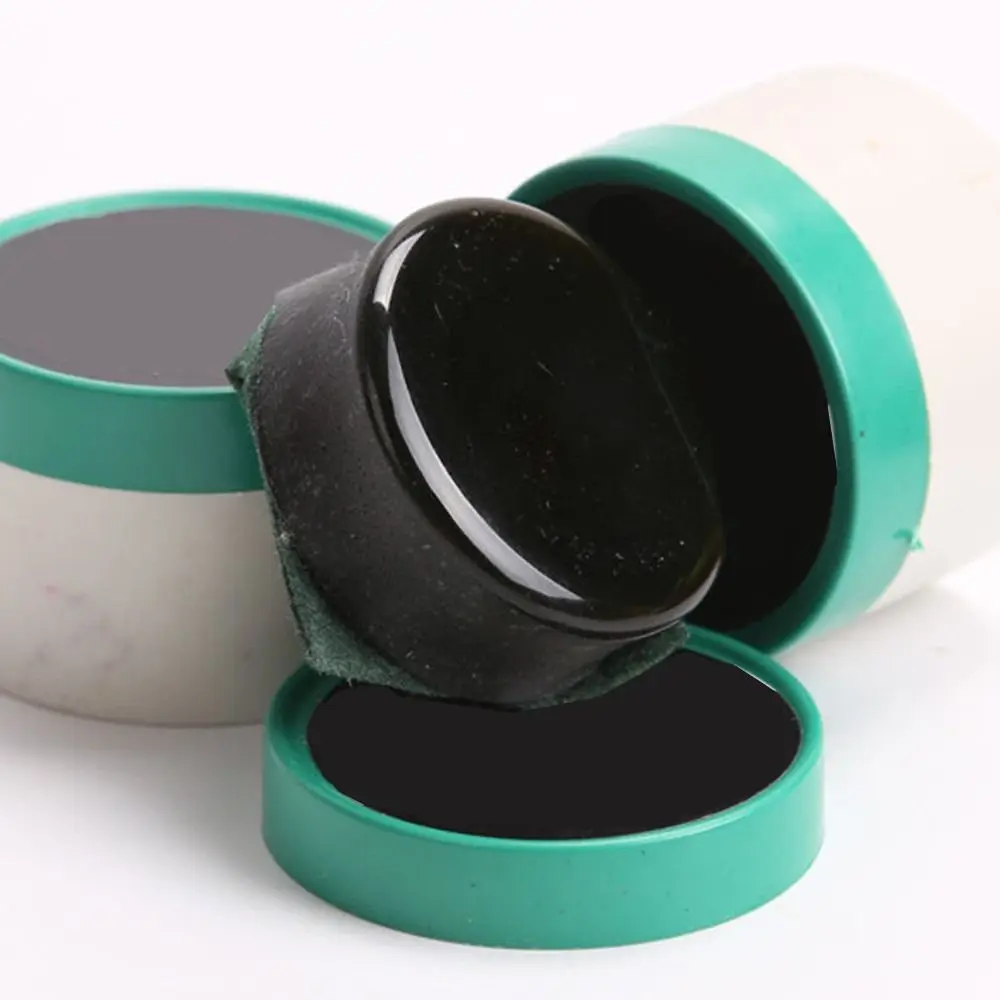 Black Anti-Friction Violin Rosin Round Shape Strings Maintain Erhu Rosin with Cloth Professional String Rosin Viola Cello