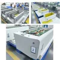 Stock UE Pack DIY 16kWh 48V 314AH LiFePO4, Pack de batteries 51.2V 320AH pour ESS, énergie solaire domestique, disjoncteur 250A sans batteries 5