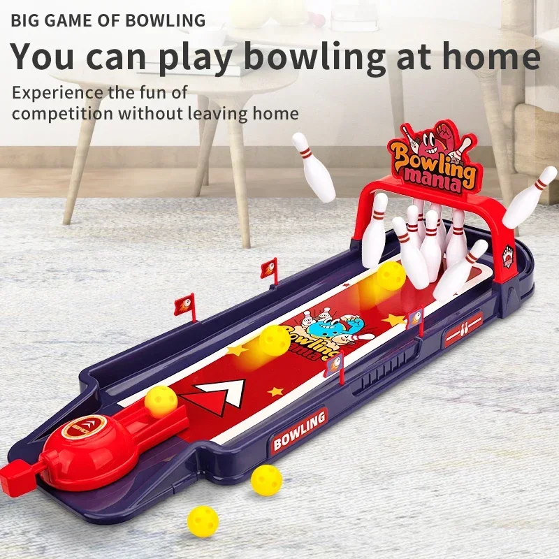 ABS Interactive Bowling Game Toy for Kids and Family
