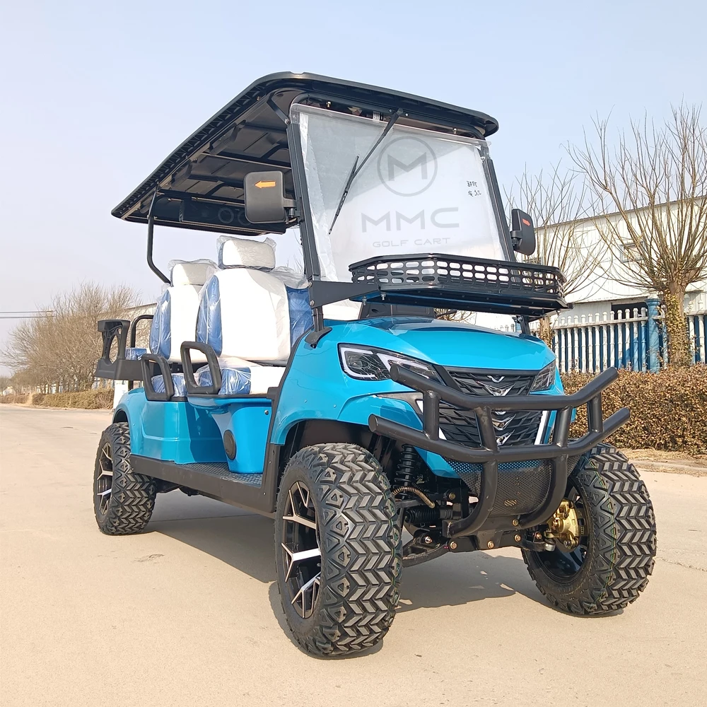 레드 4 좌석 관광 클럽 전기 리프트 골프 카트, 범퍼 포함, 사냥, 48V, 60V, 72V
