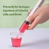 Party Shots 30/60 Pack Jello Shot Syringes 1.5 oz Food Grade Container with Lid For Plastic Shot Glasses or Jello Shot Cups 2