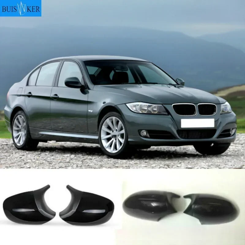 Una Coppia E90 E92 Car Rear Mirror Cap Cover Sostituzione Side Mirror Cover Caps Per Bmw E90 E91 2008-2011 E92 E93 2010-2013 Lci