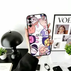 S - Stray - Kids Skzoos Kpop Soft Silicone Phone Case - Black Cover - Samsung a50 30s 50s (Z1)