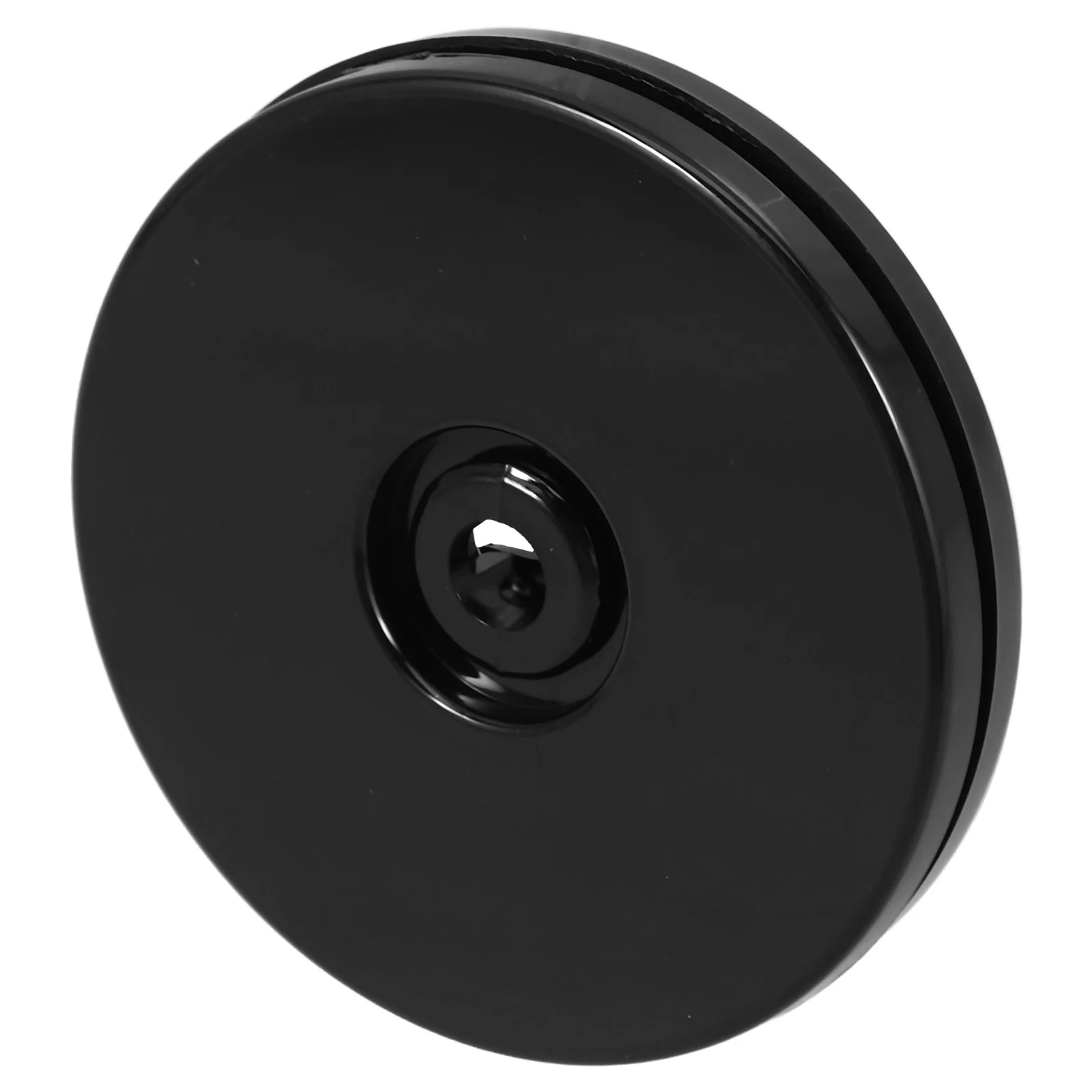 Black Acrylic 360Degree Rotation Table Turnbase Dining Plate Kitchen ganizer Small Turntable Swivel Stand Serving Platter