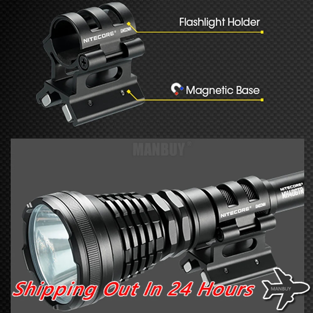 Nitecore Magnetic Waep0n G-Mount GM02MH 24~26mm Flashlight Accessories ALUMINIUM ALLOY Suitable P12GT MH27 MH20 SRT7GT MH40GTR