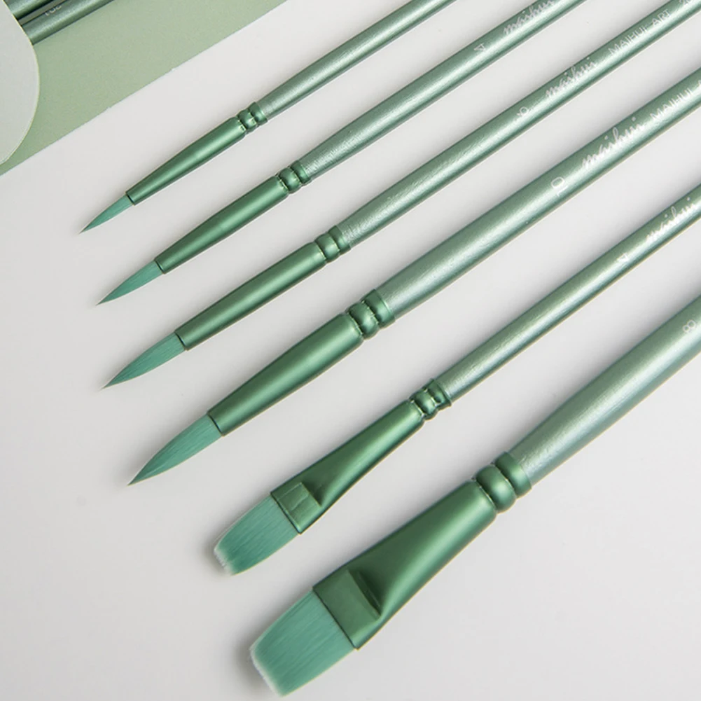 Painting Brushes Blending Brush 4/6Pcs For Acrylic Gouache Oil