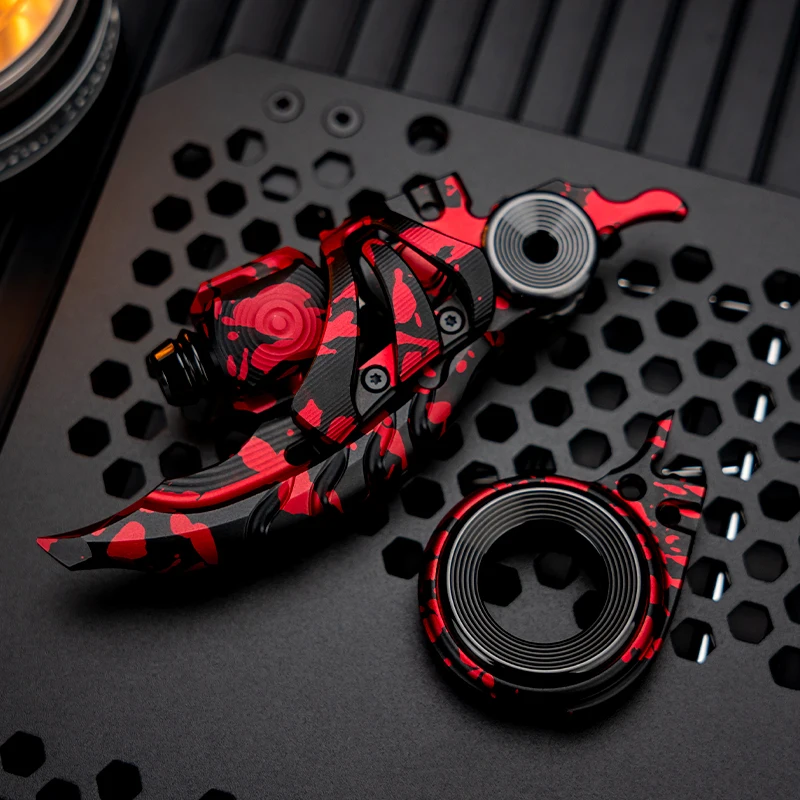 WANWU EDC 外骨格機械式磁気スライダーそわそわおもちゃ大人の感覚