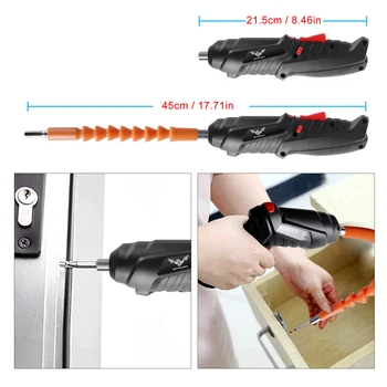 3.6v Power Tools Set Household Maintenance Repair 1800mAh Lithium Battery Mini Household Electric Drill Cordless Screwdriver 4