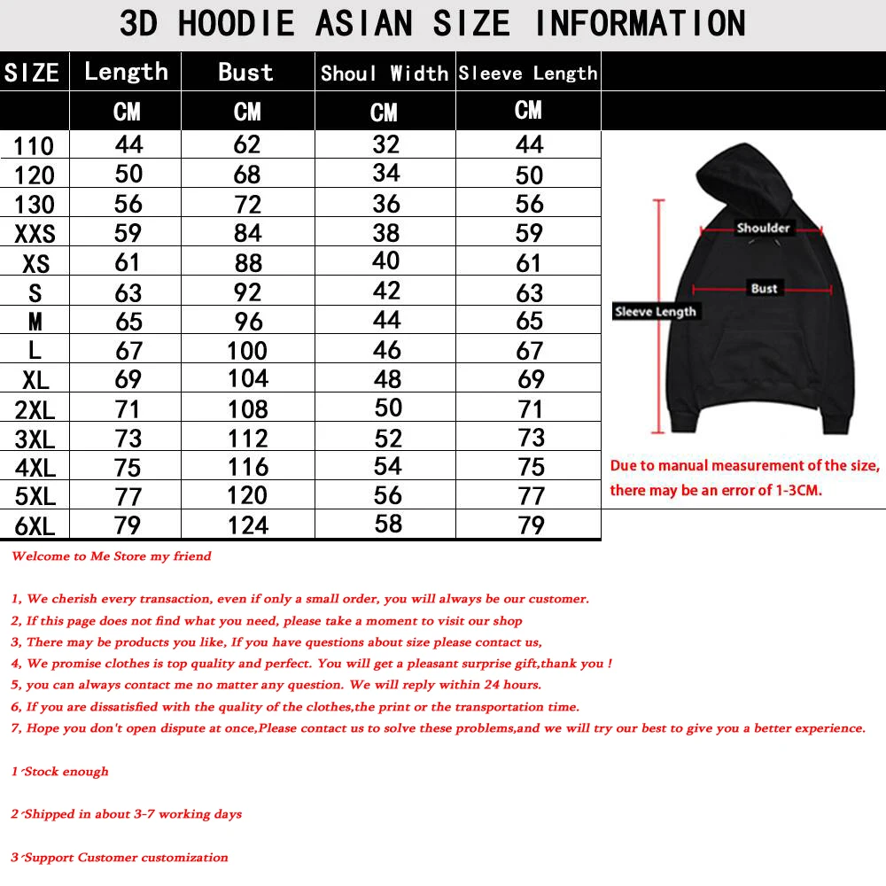 Description Picture 2 of item2024 New Autumn/Winter Fashion 3D Print Pattern Men's and Women's Hoodie Pullover Harajuku Fashion Sports Motorcycle