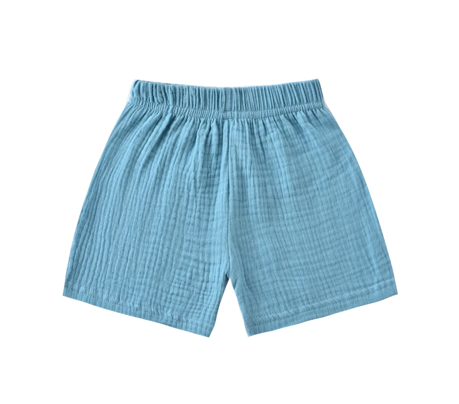 Summer baby girls boys shorts 0-6Year toddler casual sport solid linen cotton casual shorts cotton shorts