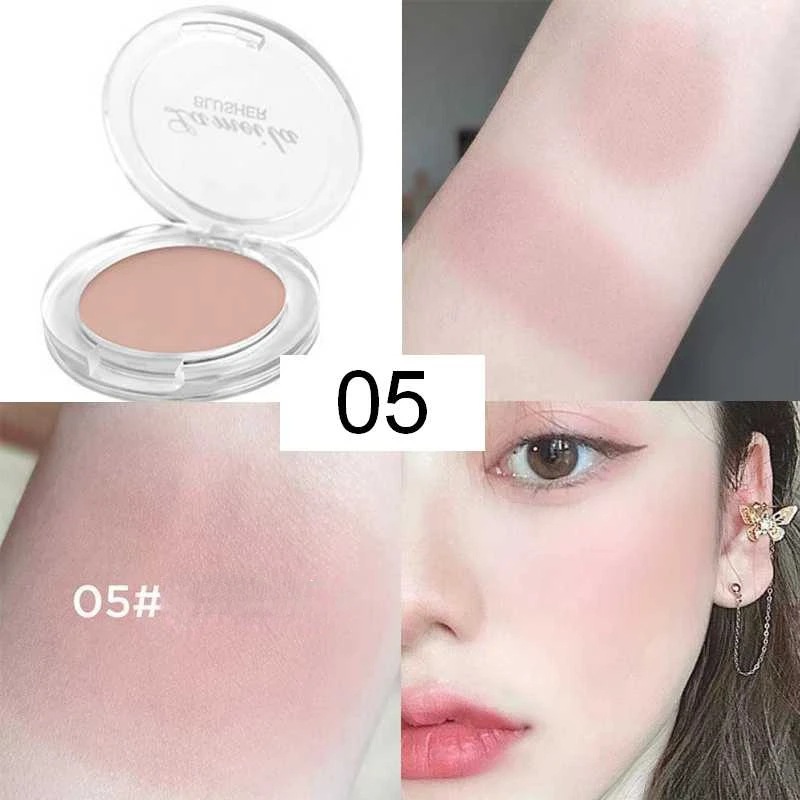 Girl Blush Peach Cream Makeup Blush Palette Cheek Contour Cosmetics Blusher Cream Makeup Rouge Cheek Tint