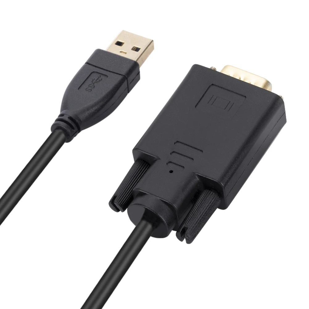 USB To VGA Adapter Cable Compatible for Windows 11/10/8/7 USB 3.0 To VGA Male 1080P Monitor Display Video Adapter/Converter Cord