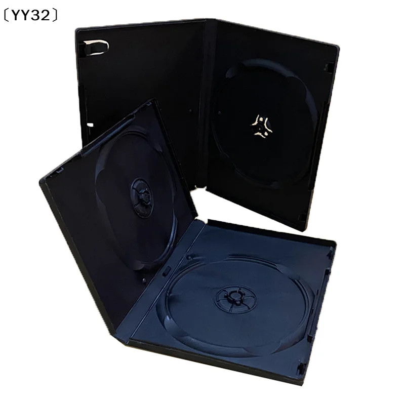고품질 DVD 박스 빈 CD 케이스 PP 플라스틱 CD 케이스 CD 케이스 용량 1-2 디스크〔YY32〕