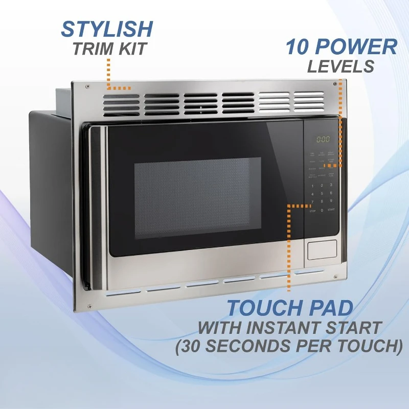Hot-sale Product Microwave with Trim Kit Stainless Steel Home Appliances Bulit-in Microwave Ovens Direct Powerful Features 5