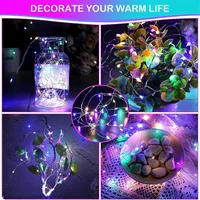 1Pack Fairy Light String Led Copper Wire String Light 1/2/3/5/10M Battery Powered For Bedroom Garden Party Wedding Decoration - Image 5