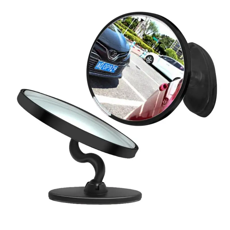

Side Mirror Blindspot Round Wide Angle 360 Degree Rotate Rear Mirror Adjustable HD Glass Convex Side Mirror Waterproof Maximize