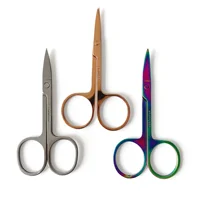 1Piece Eyebrow Scissor Makeup Eyelash Trimmer Facial Hair Remover Manicure Nail Cuticle Scissors Beauty Tools 1
