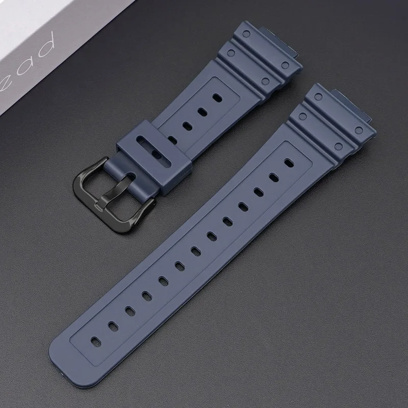 Silicone Soft Resin Watch Strap - 16mm Premium Wrist Band