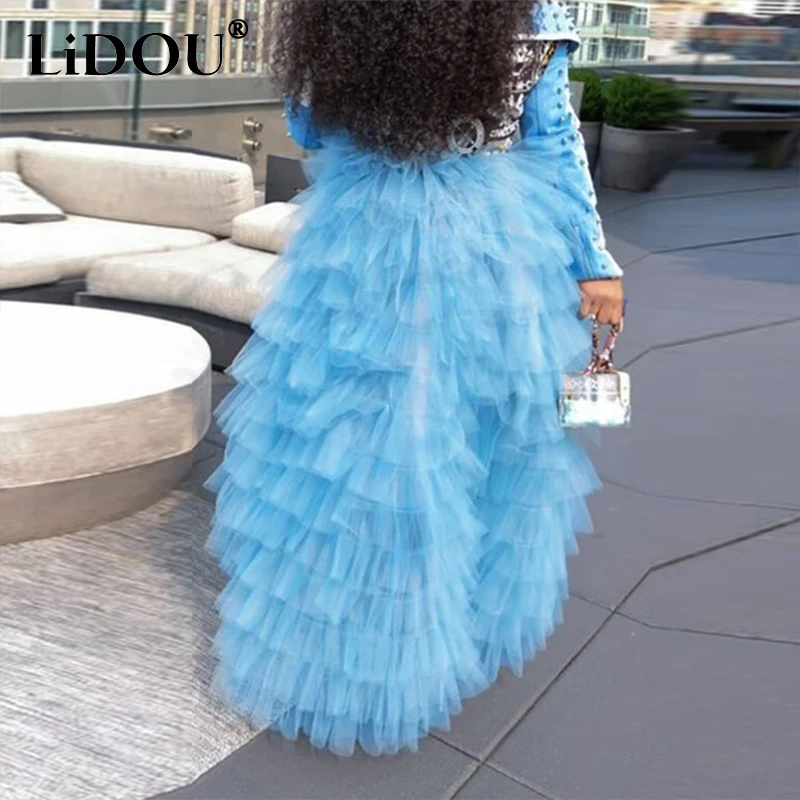 Рисунок 6 - Юбка женская сетчатая однотонная с оборками