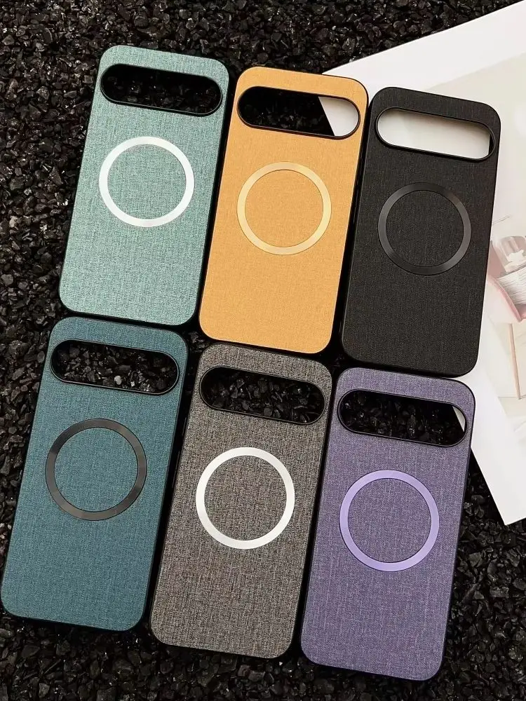 Luxury Fabric Magnetic Slim Shockproof Case Cover