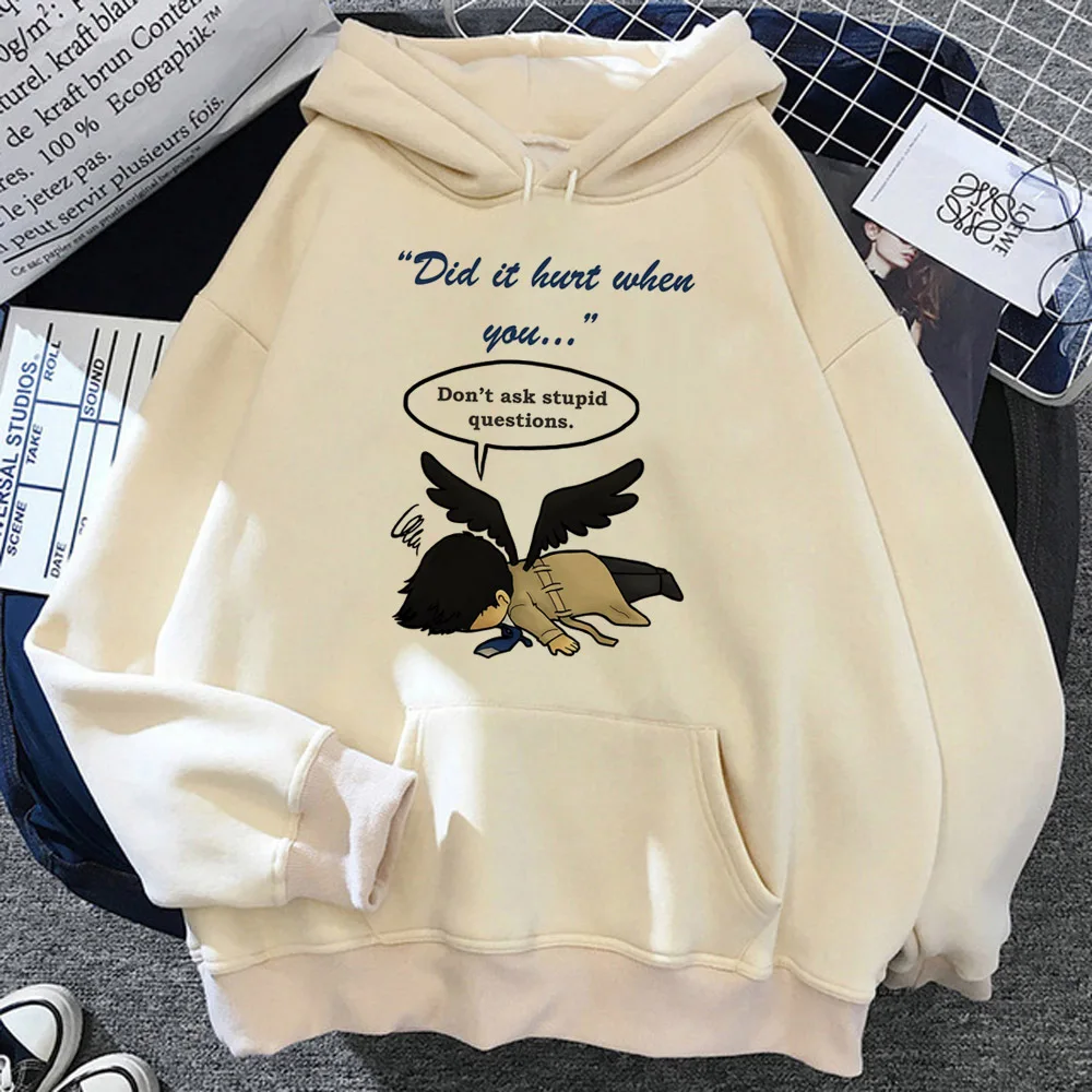 Sudadera con capucha Supernatural para mujer, chándales con