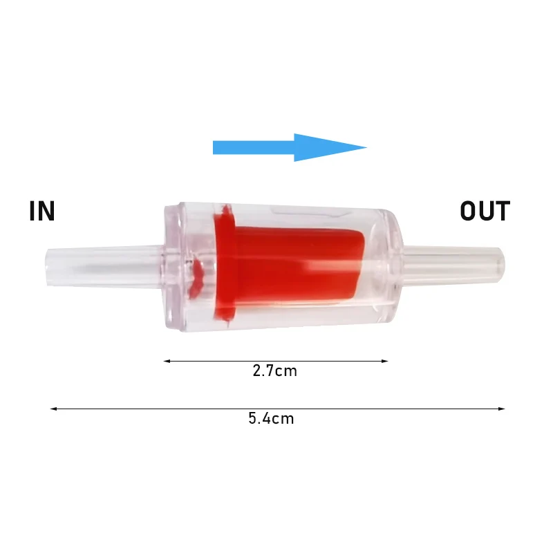 10Pcs Air Pump Check Valve Plastic Non-Return Valve One Way Stop Valve for Fish Tank Aquarium Water Air Pump Durable HighQuality 2