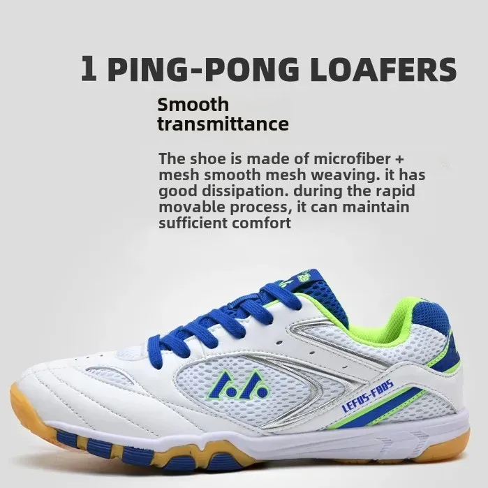 Unisex Badminton And Table Tennis Shoes Breathable Lightweight Sports Sneakers for Students And Competitions in All Seasons