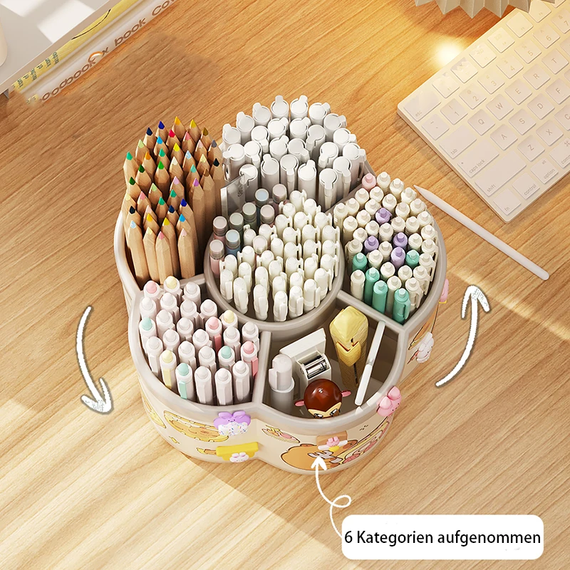 Revolving Multi-Purpose Organizer with DIY Stickers