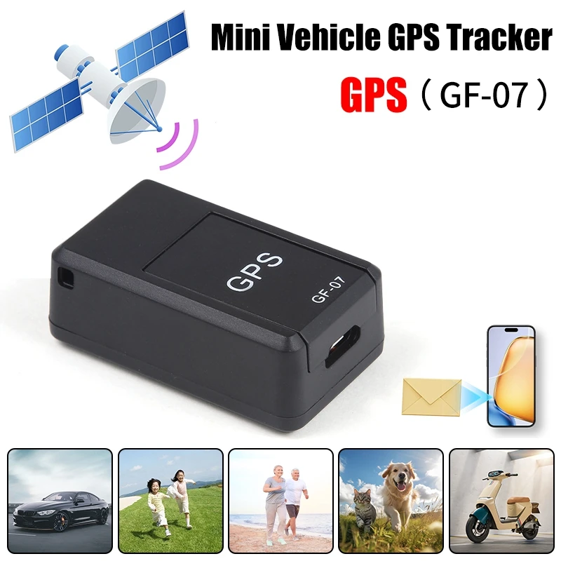 GPS Tracker GPS Tracker Real Time Tracking Anti Lost Locator Mini Tracking Device Pet Locator SIM Message Positioner for Child Bag Pets Car