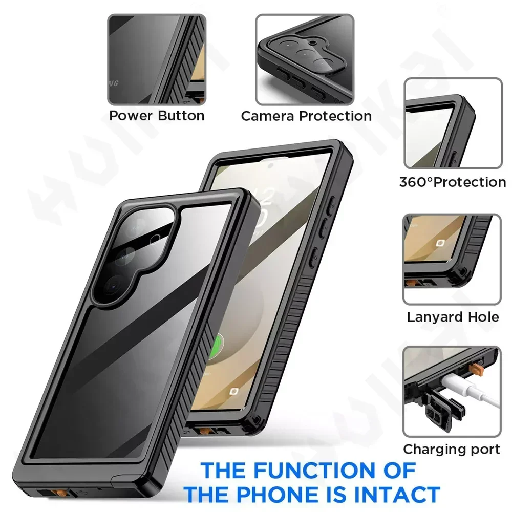 Ultimate IP68 Waterproof and Shockproof Phone Case - Durable Swim & Outdoor Protection Cover