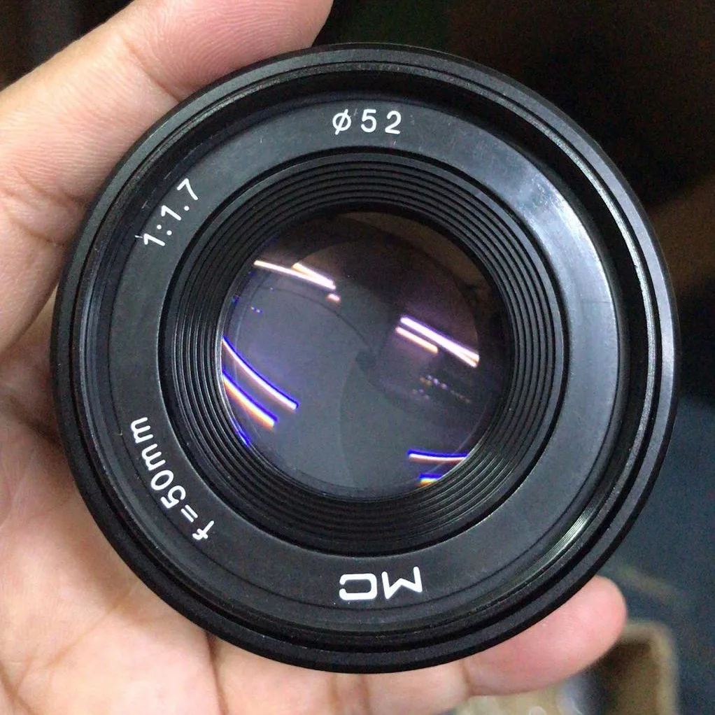 펜탁스 PK 카메라용 수동 초점 렌즈, 50mm F1.7 풀 프레임 렌즈, 펜탁스 PK 마운트용