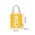 Lunch box thermal bag 1 (large yellow)