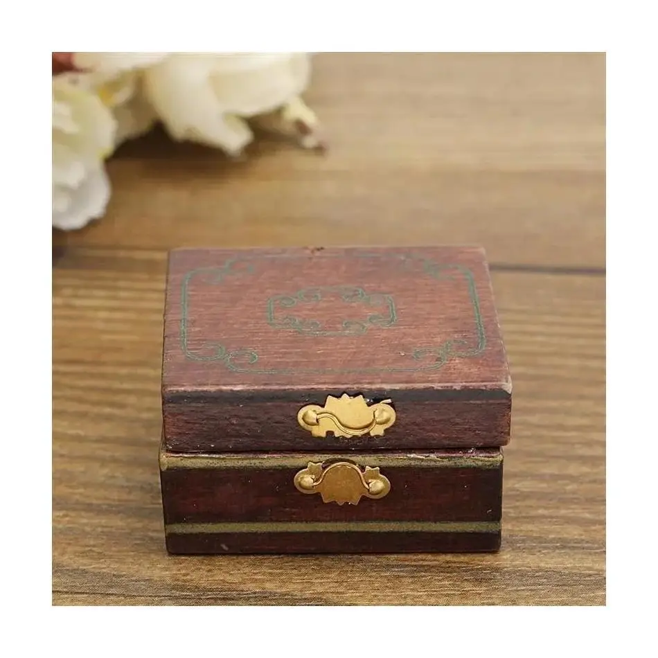 1 Pcs Mini Organizer Display Travel Jewelry Zipper Case Boxes Earrings Necklace Ring Portable Jewelry Box Vintage Storage