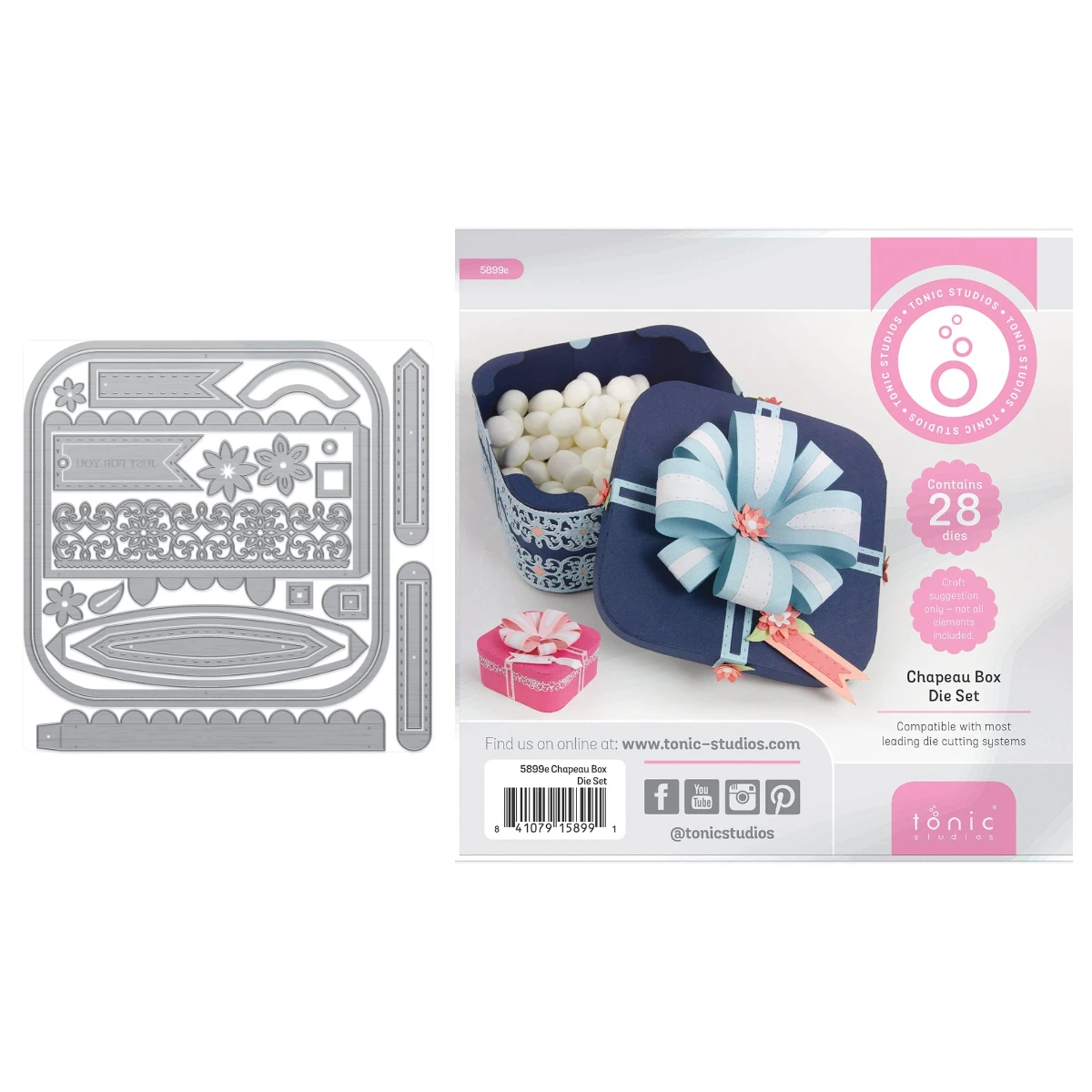 Tonic Twinkling Traditions: Die Advent Cracker Gift Box for Scrapbooking & DIY Crafts