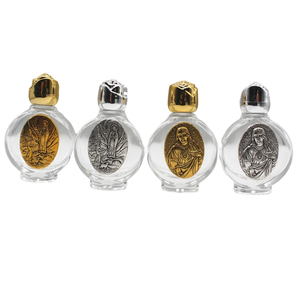 Holy Water Bottle Jesus Christ Catholic Church Utensils Virgin Mary Statues Orthodox Gift Religious