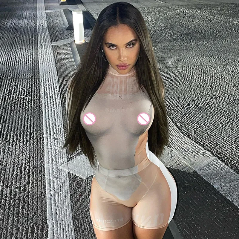 

New 3D Printing Y2k Women Jumpsuit Bodysuit Shorts Sexy Romper for Women Slim Club Streetwear Prom Party Dresses Summer